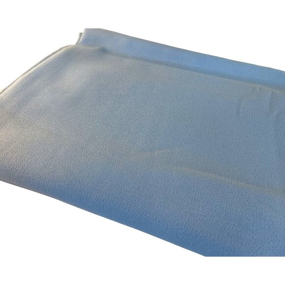 Light Blue Polyester Crepe Fabric 4 Yards 58" Wide Draping Sewing Material - Picture 5 of 8